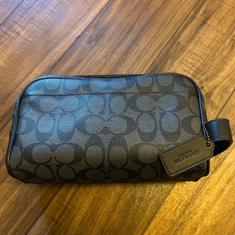 Coach Black Cosmetic Bag